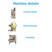 Machine d'emballage verticale entièrement automatique pour liquides, idéale pour la sauce tomate, la mayonnaise, la sauce au fromage, les bâtonnets de nourriture pour chats