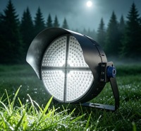 Reflector LED de Alta Luminosidad de 500W para Estadios Deportivos, IP67, Aluminio, Certificado CE, Garantía de 5 Años, Temperatura de Color Múltiple, Haz de Luz de 60-120°