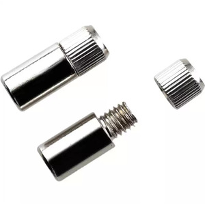 Soporte para Estantes M6 M8 M9, Conector de Puerta de Gabinete de Acero Laminado en Frío Niquelado, Duradero - Product Image 1