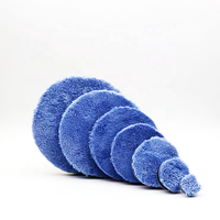 Tampons de polissage DA OEM personnalisables en mousse et laine/microfibre de 3'', 5'', 6'' avec grain 3000/800 pour polissage de coupe et de finition automobile