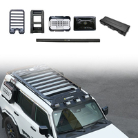 Nouvelle Conception de Modèle pour Modification Extérieure : Barre de Toit, Échelle Latérale, Boîte de Rangement Latérale, Boîte de Cargaison de Toit pour Accessoires Land Cruiser Prado 250