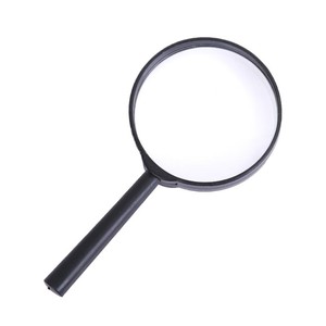 3 Handheld <b>Magnifier</b> Glass Lens Black Frame Plastic Handle JH-FDJ-007 Without <b>Light</b> China Origin - Product Image 4