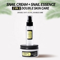 Vente en gros de mucine d'escargot avancée essentielle naturelle pour visage anti-âge personnalisé pour hommes voyage ensemble de soins de la peau d'escargot coréen (nouveau) pour les peaux grasses