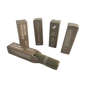 Scatola di rossetto Custom lucidalabbra scatola di rossetto di lusso polvere lamina d'oro Logo stampato pigmenti scatola di carta - Product Image 3