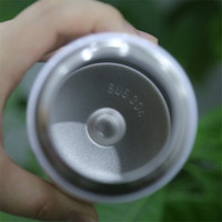 Bouteille d'eau isotherme en acier inoxydable de 12 oz pour enfants, tasse à bec anti-fuite avec paille pour l'école