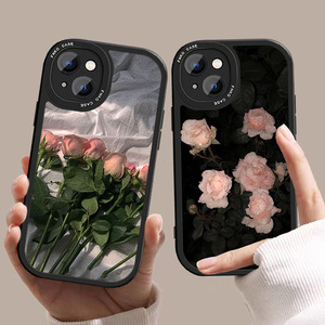 เคสโทรศัพท์ TPU นิ่มพิมพ์ลายดอกไม้สีสันสดใสสำหรับ <span class=keywords><strong>iPhone</strong></span> 16 PLUS 15 14 13 12 11 PRO MAX กรอบโทรศัพท์กันกระแทก - Product Image 2