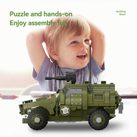 CAYI nouveau véhicule armé VBL WW2 véhicule militaire MOC briques blocs et modèle jouets de construction briques de construction jouets cadeau pour les enfants