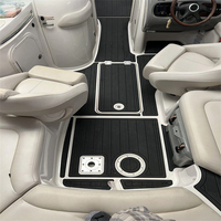 Plateforme de bain et tapis de cockpit pour bateau 2005 Chaparral 236 Sunesta, en mousse EVA imitation teck, style SeaDek MarineMat, auto-adhésif