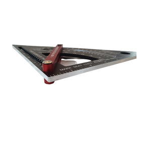 Outil de menuiserie règle coulissante, outil de bricolage du bois règle coulissante de positionnement de la plaque en triangle vitesse du charpentier carré <span class=keywords><strong>réglable</strong></span> - Product Image 3