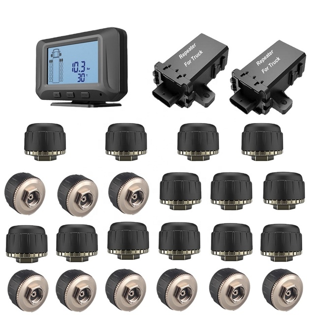 Hot Sale 22 Wheel Tire Pressure Gauge Monitoring System Replacement TPMS for Trailer Truck