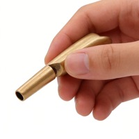 Sifflet en laiton ultra-sonore pour l'entraînement et le divertissement des oiseaux en extérieur, avec appel de caille, pour le camping et jouet pour enfants