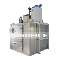 Machine à glace en flocons industrielle SINDEICE 8 tonnes, la plus vendue, fonctionnement stable, tension personnalisée pour les Philippines