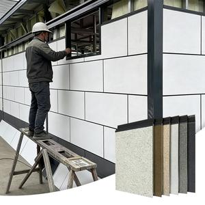 Panneau de bardage extérieur en acier galvanisé de 16 mm, embossé et sculpté, avec isolation en PU, imperméable, pour la <span class=keywords><strong>rénovation</strong></span> de la <span class=keywords><strong>façade</strong></span> des maisons - Product Image 5