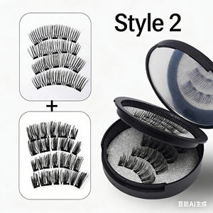 Pestañas Magnéticas Profesionales 3D, Pestañas Postizas Naturales Reutilizables, 8 Piezas, Clip Magnético, Extensión de Pestañas, Pinzas de <span class=keywords><strong>Maquillaje</strong></span>, Set de Pestañas - Product Image 6