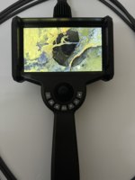 Caméra endoscopique industrielle portable, sonde miniature de 0,95 mm, écran tactile de 6 pouces, étanche IP67, pour la détection dans les espaces étroits