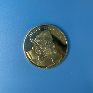<span class=keywords><strong>Babbo</strong></span> <span class=keywords><strong>natale</strong></span> Wishing Coin da collezione placcato oro Souvenir Coin North Pole Collection Gift Merry Christmas moneta commemorativa - Product Image 2
