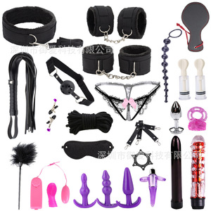 Delove BDSM 26 pz Set Bondage schiavo giocattoli sessuali coppie Gay accessori erotici <span class=keywords><strong>Sexy</strong></span> manette colletto per adulti giochi Fetish per donna - Product Image 5