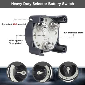 500A 32V DC hd-series 4-vị trí Pin ngắt kết nối chuyển đổi AFD <span class=keywords><strong>isolator</strong></span> ROTARY thuyền chuyển đổi cho Xe Cắm Trại xe tải RV - Product Image 5