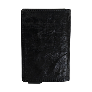Tarjetero Delgado con Logotipo Personalizado, Bloqueo RFID, Cartera Pop-up de Cuero, Estuche Metálico de Aluminio para Tarjetas - Product Image 3