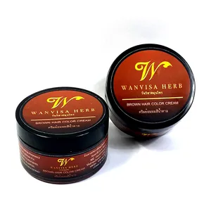 Favourite Hair Color Product Herbal Brown Hair Dye Cream From Thailand Wholesale