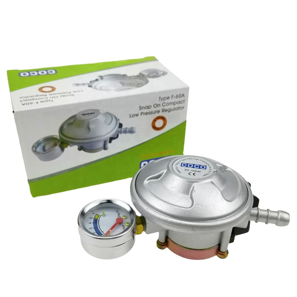 Cnjg Ghana 20Mm Lage Druk Lpg Gas Regulator Met Gauge Pvc Lpg Gas Slang Pijp En Lpg Gas Regulator meter Voor 12.5Kg Cilinder