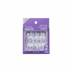 Tita Professional 25SS #1 Prensa de punta de uñas cuadrada Aplicación fácil para diseño de uñas de larga duración para silla de pedicura K Beauty - Product Image 2