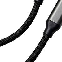 Câble de données tressé Type-C double face incliné 65W avec deux connecteurs en L, charge rapide, pour Android et Apple