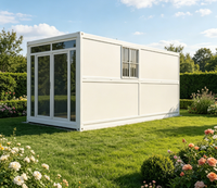 Conteneur mobile pliable 20/30 pieds, maison conteneur portable, maisons conteneurs démontables