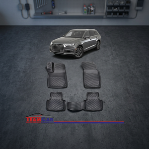 Alfombrilla de coche 3D de producción especial, color negro, talla única, compatible con Audi Q7 a partir de 2016 - Product Image 3