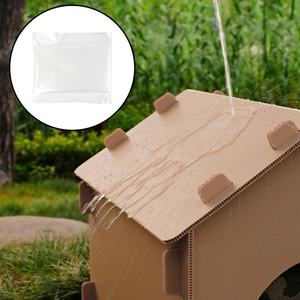 Nichoir portable et pliable pour chien, abri pour animaux de compagnie en plastique écologique, pour usage extérieur avec <span class=keywords><strong>toit</strong></span> isolé - Product Image 2