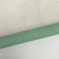 Großhandel Mittelgewicht Leinen Baumwoll stoff 30% Leinen 60% Baumwolle 10% Polyester Plain Gefärbt für Verdunkelung vorhänge 60 \ "breit