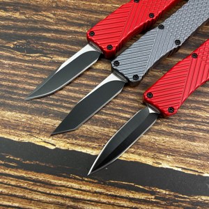 Couteau Pliant Avant Compact Premium à Lame D2 Haute Dureté, Manche en Aluminium, Couteau de Poche EDC Idéal pour le Camping et la Randonnée - Product Image 4