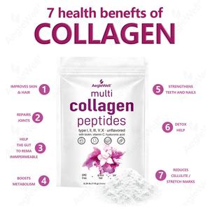 AegleWell - Polvo de Péptidos de Colágeno Múltiple con Biotina, Vitamina C y Ácido Hialurónico, Suplemento de Colágeno para Cabello, Piel y Uñas - Product Image 2