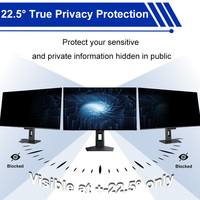 Filtre de confidentialité pour écran ASUS 24,5 pouces 16:9, anti-espion bidirectionnel, anti-reflet, anti-lumière bleue, protecteur amovible