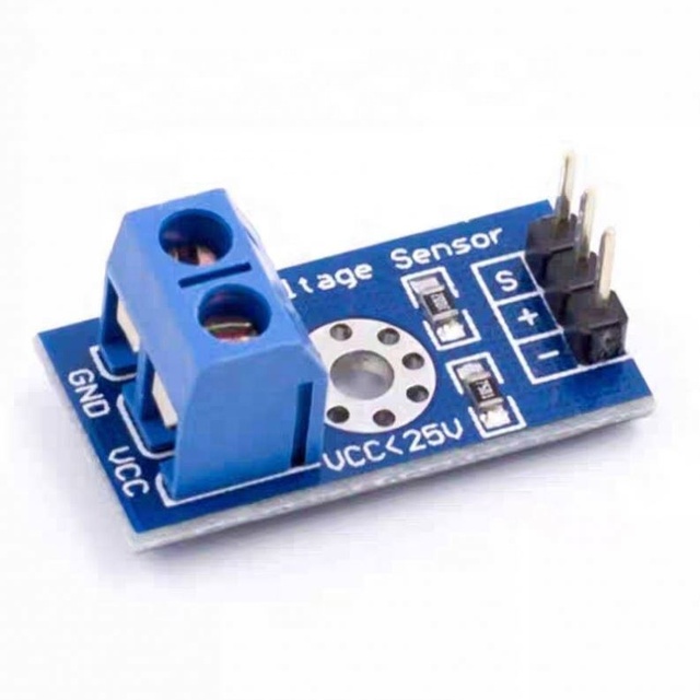 DC 0-25V Voltage Detector Detection Sensors Module for Robot Standard I2C Voltage Sensor Module