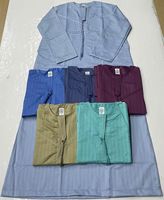 CCY 2027 Thobe Arabe du Moyen-Orient Oman pour Hommes, Col Rond, Vêtement Musulman Islamique, Robes Unies Nouveaux Styles pour Hommes, Abaya