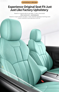 Coprisedili di Lusso in Pelle Nappa YMSD Modello 04 Personalizzati, Set da 5 Pezzi con Supporto Lombare, Resistenti all'Usura per Tutte le Stagioni, con Fessure per Airbag - Product Image 3