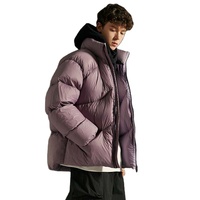 Veste matelassée en toile de haute qualité, coupe-vent, imperméable, à col montant et à capuche, personnalisable, pour homme et femme, hiver, grande taille, chaude