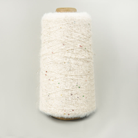 Factory Wholesale 100% Cashmere Yarn+Lurex/Sequin/Bean 2/26NM Ready-Made Custom Fancy Yarn for Luxury Sweater