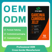 Gélifiés de Garcinia Cambogia HCA en gros, marque privée, en sachet individuel, complément alimentaire bien-être quotidien, usine OEM ODM