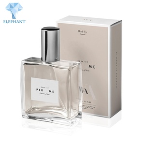 Custom Design 10ml 50ml 100ml White Small Men Paper Sample Perfume Box Packaging - Product Image 1