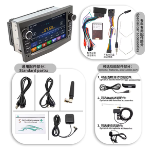 Màu đen xe máy nghe nhạc đài phát thanh cho Opel <span class=keywords><strong>Astra</strong></span> vectra antara zafira Corsa Combo đa phương tiện Carplay atuo Wifi <span class=keywords><strong>GPS</strong></span> - Product Image 6