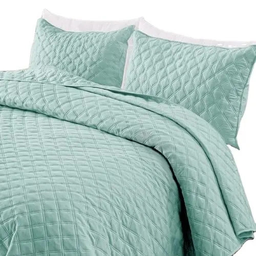 Colcha de cama macia bege de osso colchas para todas as estações colchas modernas e leves travesseiro de cama padrão ShamsGrid