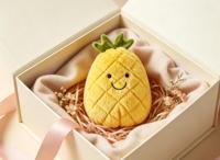 Peluche personnalisée en forme d'ananas, adorable et confortable, idéale pour la décoration ou comme cadeau