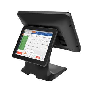 Kinh Doanh mới máy tính hệ thống POS Giao hàng nhanh 15.6 + 11.6 inch Full HD cảm ứng màn hình LCD va chúng tôi AU được xây dựng trong Intel Bộ vi xử lý DDR3 - Product Image 1