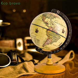 Adorno <span class=keywords><strong>de</strong></span> Globo Terráqueo <span class=keywords><strong>de</strong></span> Madera <span class=keywords><strong>de</strong></span> Lujo, Decoración <span class=keywords><strong>de</strong></span> Oficina, Set <span class=keywords><strong>de</strong></span> Regalo, Artesanía en Madera, Decoración del Hogar, Accesorios <span class=keywords><strong>de</strong></span> Oficina, Directo <span class=keywords><strong>de</strong></span> Fábrica - Product Image 3