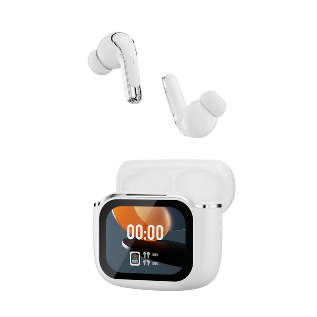 ENC Active Noise Reduction Translation Languages BT Earphones ANC Noise Cancelling LCD Display Screen Wireless TWS Earbuds