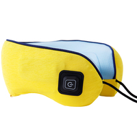 Oreiller de voyage portable personnalisé en mousse à mémoire de forme confortable avec support de tête vibrant et massage électrique du cou