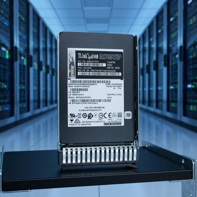 4XB7A90876 03LC441 3.84TB Read Intensive 2.5-Inch VA SATA 6Gb/s HS Solid State Drive for Server