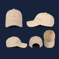 Topi Baseball Kasual Unisex dengan Enam Panel Katun Twill, Bordir Huruf Custom, dan Gesper Logam yang Dapat Disesuaikan